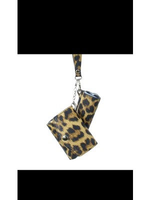 Iqos Iluma One Tam Set Çantalı Kılıf Yellow Leopar