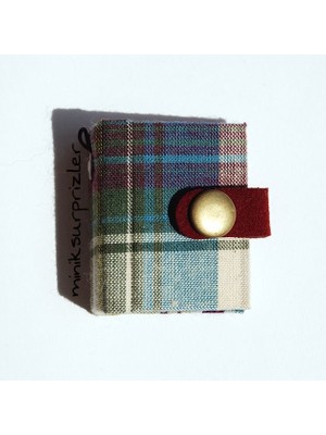 Mini Albüm Yeşil Ekose