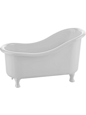 Emofom Banyo Düzenleyici Dekoratif Mini Küvet Diş Fırçalık Sabunluk Lif Kabı Duş Düzenleyici Organizer