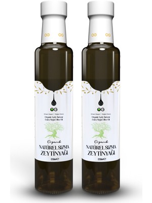 OG natural 2'li Organik Zeytinyağı 250 ml (Bebeklere uygun)