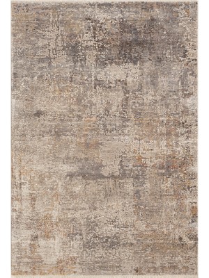 Seyran Asır 0252 Bej Salon Halısı Yolluk Yumuşak Tuşeli Modern Dokuma Makine Halısı