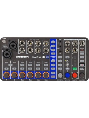 Zoom LiveTrak L6 10-Kanal Compact Dijital Mikser Fiyatı
