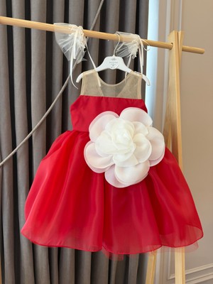 Babyaden Karolin Kumaş Kabarık Etekli Doğum Günü Kostüm Parti 23 Nisan Özel Gün Kabarık Abiye Elbise