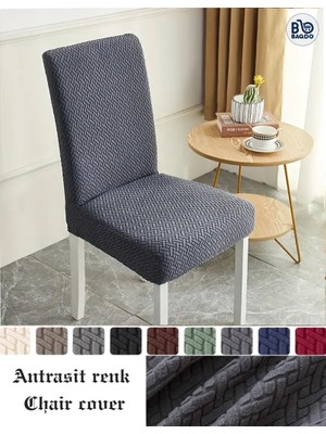 Baqdo Tuğla Desen Yüksek Kaliteli Sandalye Kılıfı, Sandalye Örtüsü, Lastikli, Likralı, Yıkanabılır 1 Adet