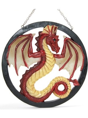 Dervis'İN Duvara Asmalı Polyester Dragon Pano