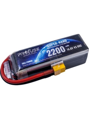 14,8V 4s 2200MAH 80C Lipo Batarya