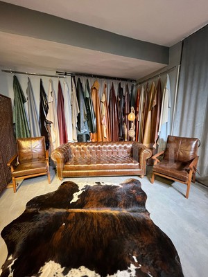 Limon Koltuk Oxe & Fiore Hakiki Deri Ofis Takımı