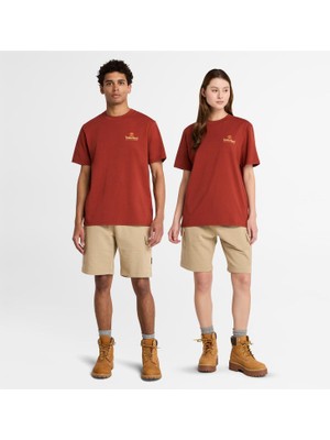 Timberland Illustrated Tree Logo Back Graphic Tee Erkek Tişört TB0A6DG5EOD1