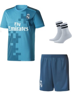 Andream Real Madri’d Şampiyonlar Ligi  Ronaldo 2017/2018 Futbol Çocuk Forması 3’lü Set