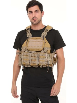 Single Sword Pratik Hücum Yeleği Bej