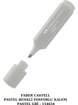 Faber-Castell Faber Castell Fosforlu Kalem 46 Pastel Renkler