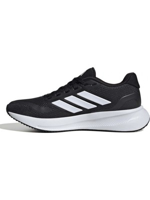 Adidas Runfalcon 5 W Siyah Koşu Ayakkabısı Bağcıklı Düz Taban Konforlu Tasarım
