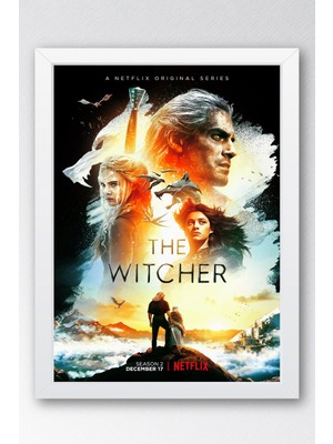 The Witcher Çerçeveli Tablo - Dizi Posteri Tablo