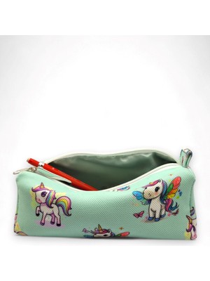 Fiyper Unicorn Desenli Kalem Çantası