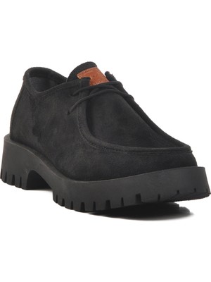 Pierre Cardin Siyah Süet Kadın Günlük Ayakkabı