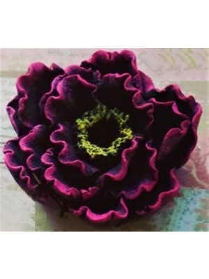 3 Boyutlu Gelincik Çiçeği, 9cm Çiçek Silikon Kalıp K-067, Kokulu Taş Sabun Alçı Mum Kalıbı