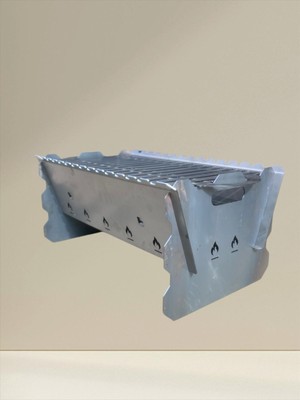Katlanabilir Portatif Kaliteli Metal Izgara 52 × 30 ( 7 Ayrılabilir Parça )