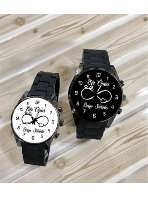 Sevgili Çift Saatleri Sevgili Saatleri Kombin Erkek Bayan Kol Saati
