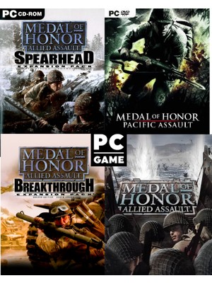 Pc Game Windows Uyumlu Medal Of Honor Assault 4 Seri Bir Arada Bilgisayar Oyunu