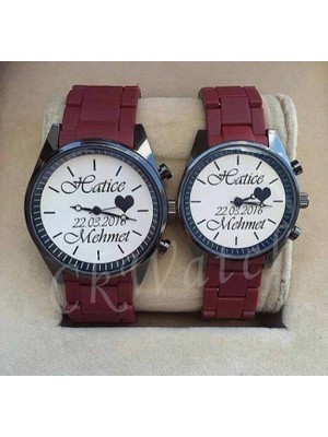 Bika Time Sevgili Hediye Yıl Dönümü Hediyesi Erkek Kadın Kol Saati Çift Kombin Saat Çift