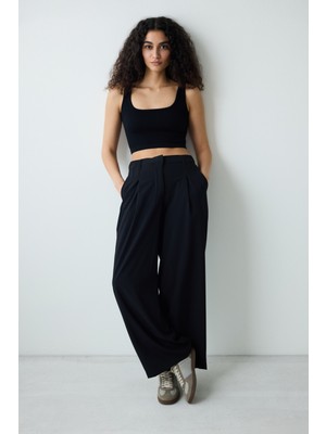 Penti Loose Fit Siyah Pantolon