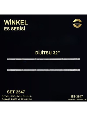 Winkel LCD LED-5019 Takım 2 Lİ-DİJUTSU-DJTV32-DLED32HF-MATE