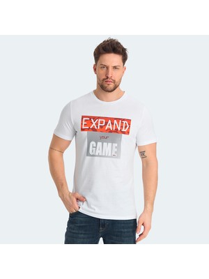 Slazenger RAVA Erkek Tişört Beyaz