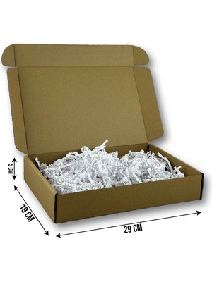 Ambalajın 19X29X5 cm Kilitli Dayanıklı E-Ticaret Karton Kargo Kutusu