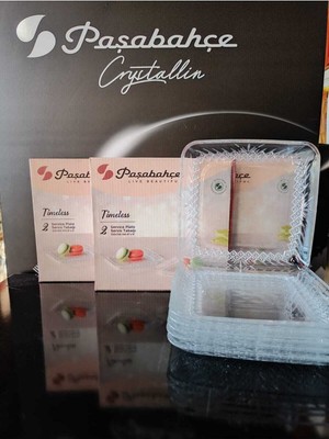 Paşabahçe Timeless 6 Lı Kare Pasta Tabak - 15 x 15 cm Şık Sunum Tabağı