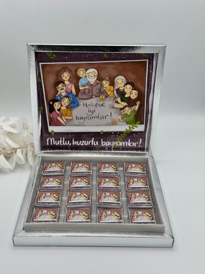 Mirabella Gift 32 Adet Bayram Çikolatası, Ramazan Bayramı, Şeker Bayramı , Kurban Bayramı Hediyelik Çikolata Kutusu