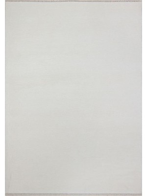 Hoom Rugs York 202 Beyaz Tek Renk Desensiz Modern Salon Halısı