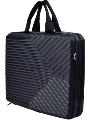 Boldy Laptop Çantası -  Evrak Çantası - Waterproof Laptop Çantası - Sert Notebook Çantası - Sert Kabuklu Laptop El Çantası 15.6 Inç