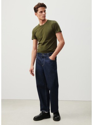 Haki Erkek Straight Denim Ceket MUZA06AE25KAKI