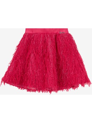 Barbie Normal Bel Kabarık Pembe Düz Kısa Kız Çocuk Etek BRB5SG-ETK6005