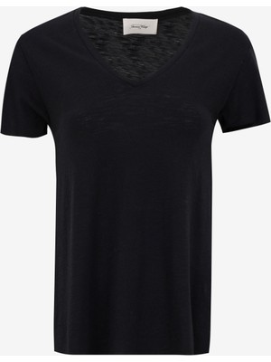 Siyah Kadın Oversize T-Shirt JAC51E25NOIR_NOIR