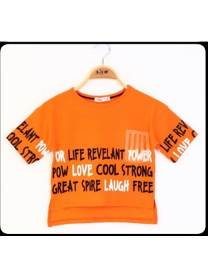 Toontoy Kız Çocuk  Baskılı Tişört