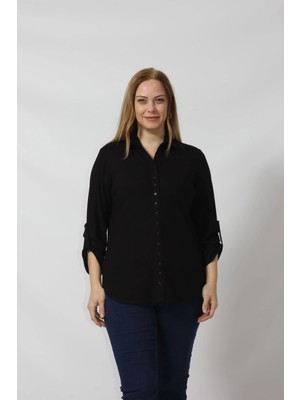 Moda Berray Kolu Apolet Detaylı Yumuşak Dokulu Yün Gömlek