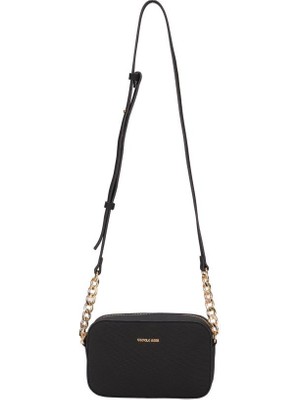 U.S. Polo Assn. Çapraz Askılı Kadın Çanta Siyah Us25254