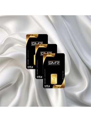 LEVA GOLD 3 Adet 5 gr 24 Ayar Gmr Gram Altın