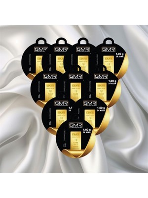 LEVA GOLD 10 Adet 1 gr 24 Ayar Gmr Gram Altın