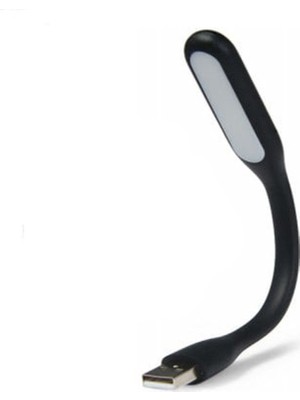 Hubstein USB LED Lamba Katlanabilir Pc Laptop Klavye Aydınlatma Siyah