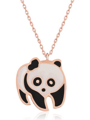 Gümüş Panda Kadın Kolye CSR2183368