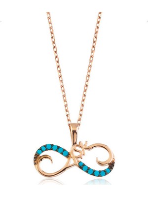 Gümüş Sonsuz Aşk Kadın Kolye CSR2181766