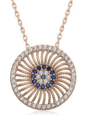 ​gümüş Rose Nazarlık Kadın Kolye CSR2184211