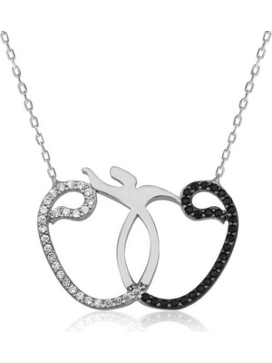 Gümüş Vav Semazen Kadın Kolye CSR2181807