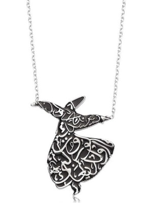 Gümüş Semazen Kadın Kolye CSR2183121