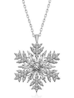 Caseras Gümüş Kar Tanesi Kolye CSR2183248