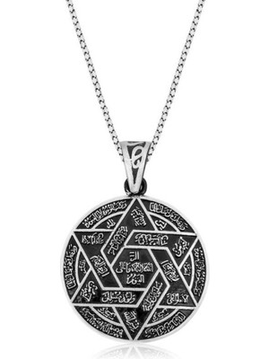 Gümüş Ismi Azam Duası Kolye CSR2183449