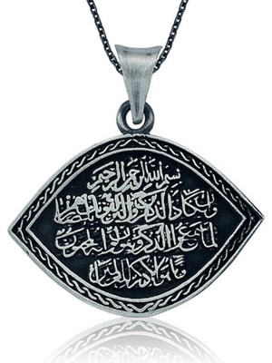 Caseras Gümüş Nazar Duası Kadın Kolye CSR2181627