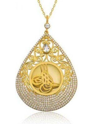 Caseras Gümüş Tuğra Kadın Kolye CSR2181801